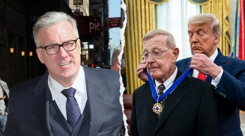 Keith Olbermann under fire for calling Lou Holtz a 'scumbag' after legendary coach's death