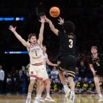 Nebraska beats Vanderbilt 74-72 to reach first Sweet 16 Vanderbilt's Hail Mary shot misses by narrowest of margins as Nebraska advances to Sweet 16 in epic