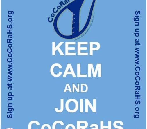 CoCoRaHS says volunteers need internet and approved rain gauge To be a CoCoRaHS volunteer, all you need is: