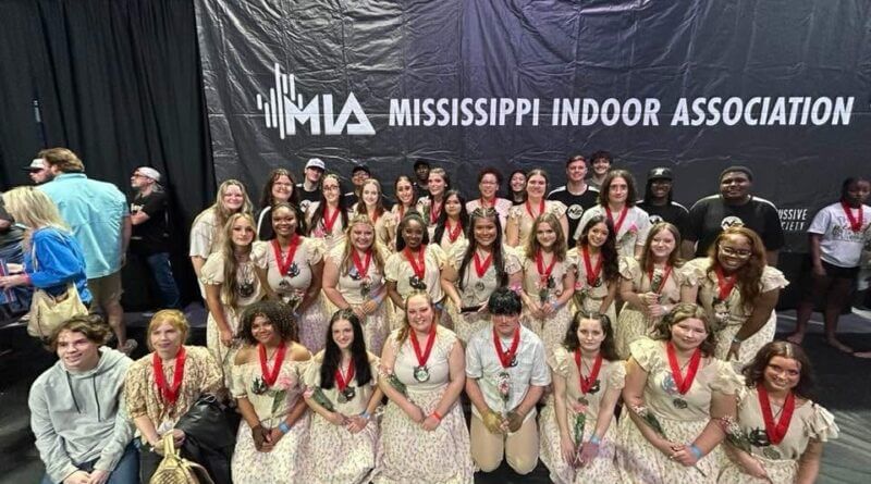 Northeast Winter Guard finishes second in IA Class, named top college guard in Mississippi Silver Medalists | IA Class
