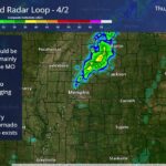 Simulated radar shows low-end chance of strong storms tomorrow Here's a simulated radar loop of what could play out tomorrow