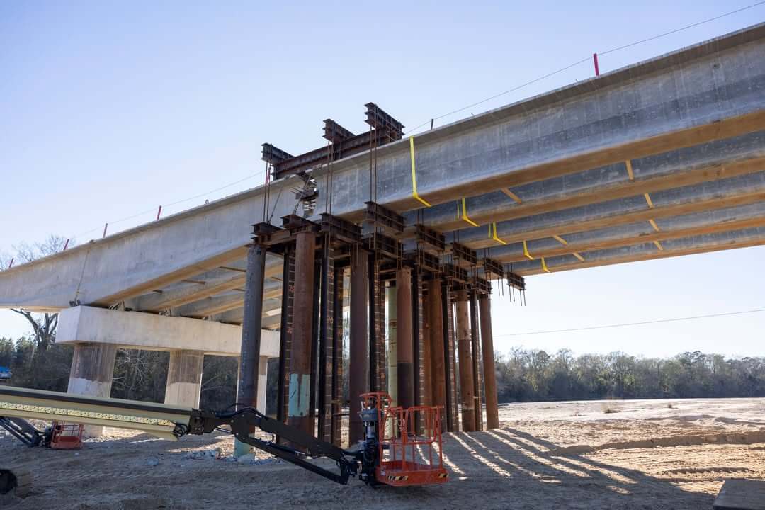 MDOT: Final beams set on U.S. 98 bridge over Homochitto River | Tippah News
