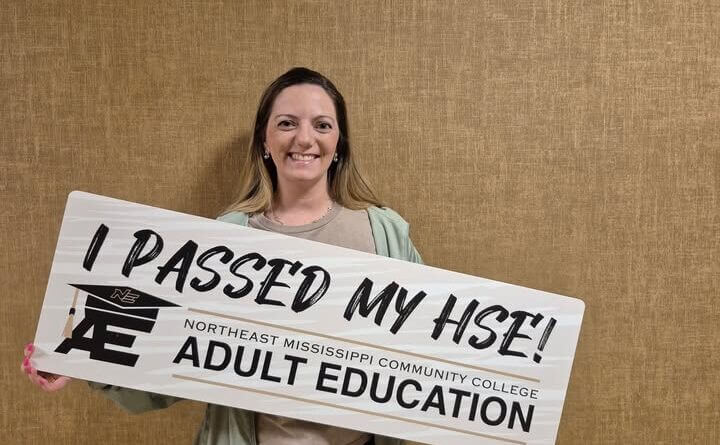 NEMCC student earns high school equivalency diploma, enrolls in pre-nursing Photos from Northeast Mississippi Community College - Adult Education's post