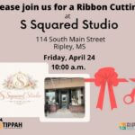 S Squared Studio to mark opening with ribbon cutting in Ripley Join us as we celebrate the opening of S Squared Studio with an official ribbon cutting!