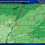 Cold front brings rain, a few storms; up to 1 inch expected in North Mississippi Rain and a few thunderstorms will move through the region today as a cold front arrives