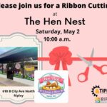 The Hen Nest to hold ribbon-cutting in Ripley Join us for a Ribbon Cutting!