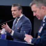 Pentagon cancels Tuesday press briefing with top defense officials Pentagon cancels Tuesday press briefing with Caine, Hegseth