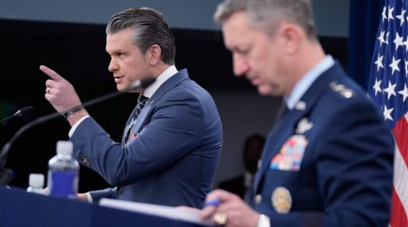 Hegseth, Caine to brief at Pentagon after Trump announces Iran pause Hegseth, Caine to hold briefing Wednesday after Trump touts Iran ceasefire
