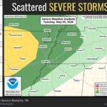 NWS Memphis says severe weather risk increases Tuesday into Wednesday Photos from US National Weather Service Memphis Tennessee's post