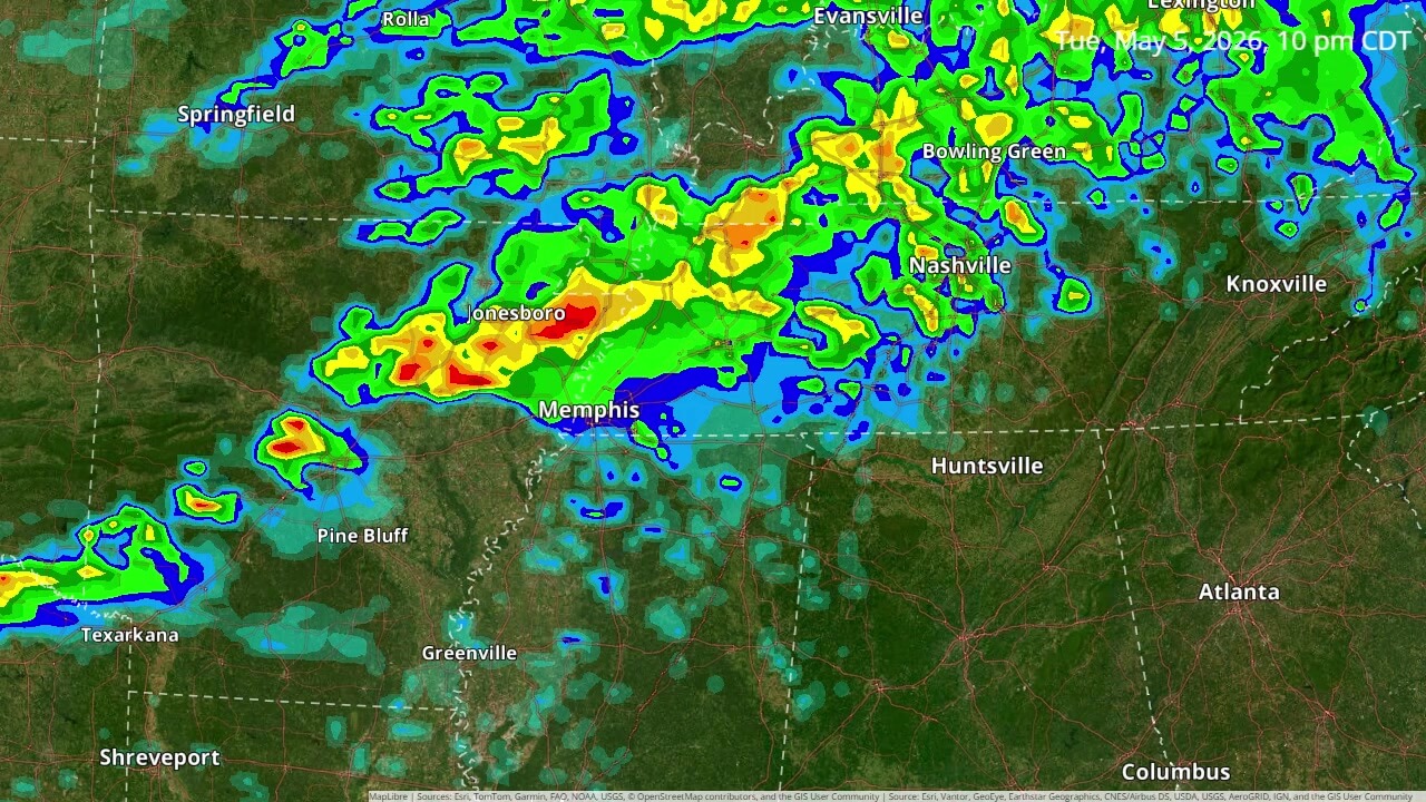 High-resolution model shows Tuesday storms weakening by noon, moving ...