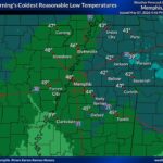 Radiational cooling could make mornings colder than forecast, meteorologist says Near perfect radiational cooling (clear skies and light to calm winds) may cause temperatures to dro