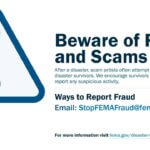MEMA warns of $150 scam targeting storm victims We’ve received reports of people charging storm victims $150 to complete their FEMA and SBA Assistan