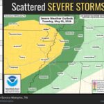 NWS Memphis: Mid-South faces slight risk of severe storms Tuesday, Wednesday Photos from US National Weather Service Memphis Tennessee's post