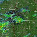 Radar: Storm Threat Diminishes as Cold Front Moves South Radar Update 7:16 PM: These showers and thunderstorms have been trending downwards and very little t