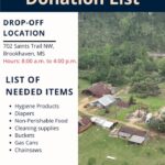 Donation drop-off opens in Brookhaven at 702 Saints Trail NW LINCOLN COUNTY DONATION DROP OFF: A donation drop-off location has been set up at 702 Saints Trail N