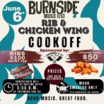 Burnside Music Fest to host rib and wing cook-off in Ripley 🔥🍗 BURNSIDE MUSIC FEST RIB & CHICKEN WING COOK-OFF 🍗🔥