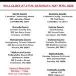 Mississippi Disaster Assistance Centers to Close and Open in May Photos from Mississippi Emergency Management Agency's post