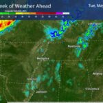 Cold front to keep daily rain chances above 50% through the weekend, forecasters say We shift to a much more active pattern this week, especially with a cold front Tuesday afternoon