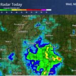 HRRR model forecasts strongest storms early along, west of Mississippi River Here's a look at how this afternoon/evening's storms may play out (HRRR model)