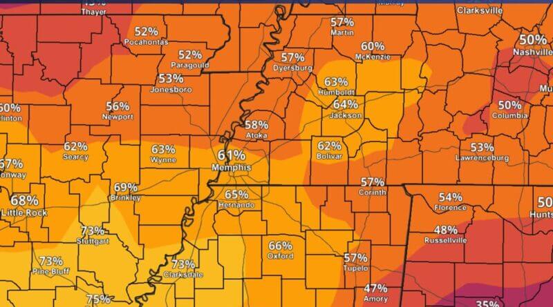 Forecast models show at least 1.5 inches of rain for most of area through Friday While rainfall totals will vary this week, there is fairly good model agreement that the majority of
