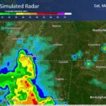 Forecasters: Low-to-moderate chance of strong storms tonight 🌩️Here's a look at how showers and thunderstorms may play out over the next 24 hours