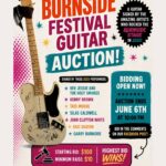 Signed Burnside Festival Guitar Auction to Benefit Ripley Revitalization ๐ธ๐ฅ SIGNED BURNSIDE FESTIVAL GUITAR AUCTION ๐ฅ๐ธ