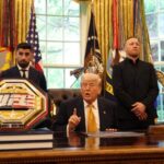 Trump hosts UFC fighters in Oval Office ahead of planned White House bout UFC stars visit Oval Office, thank President Trump for transforming the sport with historic White Ho