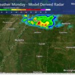 Two rounds of storms forecasted for Monday, with damaging winds and hail possible We're expecting two rounds of storms on Monday, one in the morning, the other in the late afternoon