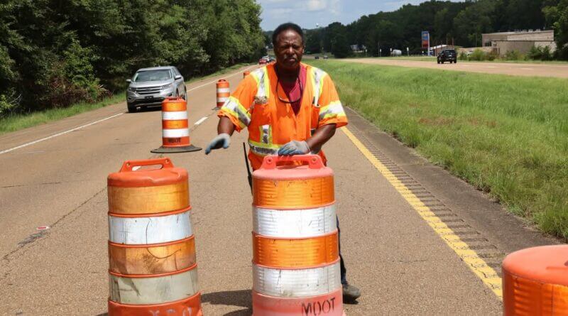 MDOT spotlights worker who closed lane on U.S. 49 for emergency repairs Photos from Mississippi Department of Transportation's post
