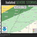 Cold front approaches late tonight; low severe-storm chance in parts of Arkansas, Missouri and Tennessee A cold front will approach our region late tonight