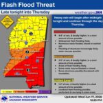 MDOT warns motorists in south, central Mississippi as Tropical Storm Arthur nears Photos from Mississippi Department of Transportation's post