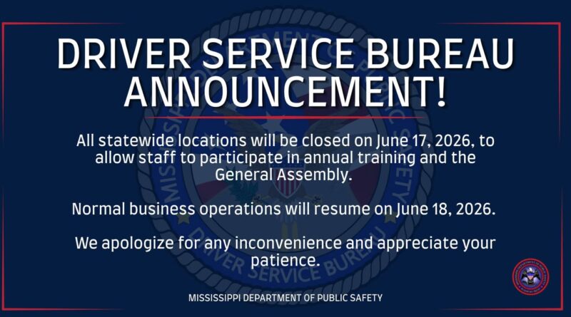 All statewide locations will be closed on June 17, 2026, to allow staff to participate in annual tra