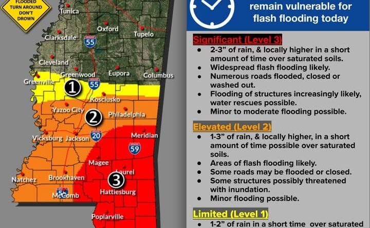 Mississippi agency warns of severe weather, flooding Photos from Mississippi Emergency Management Agency's post