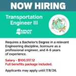 MDOT seeks Transportation Engineer III in Mississippi 💡 Got big ideas?