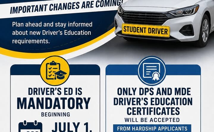 Mississippi to Require Driver’s Education for New Drivers Starting July 1, 2027 🚗 Starting July 1, 2027, driver's education will be required for all new drivers in Mississippi