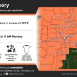NWS Memphis tweaks Heat Advisory as prolonged heat wave begins Photos from US National Weather Service Memphis Tennessee's post