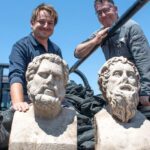 Israeli archaeologists unearth 1,700-year-old marble statues buried face down Archaeologists in Israel uncover 1,700-year-old Roman-era statues buried face down
