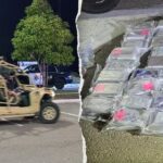 Two arrested after crashing through Camp Pendleton gate with 112 pounds of cocaine and fentanyl Two suspects arrested after crashing through Camp Pendleton gate with 112 pounds of cocaine and fent