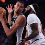 Wembanyama taunts Robinson after hit as Knicks fans boos in Game 4 Victor Wembanyama kept telling Mitchell Robinson 'I'm in your head' after taking forearm to face