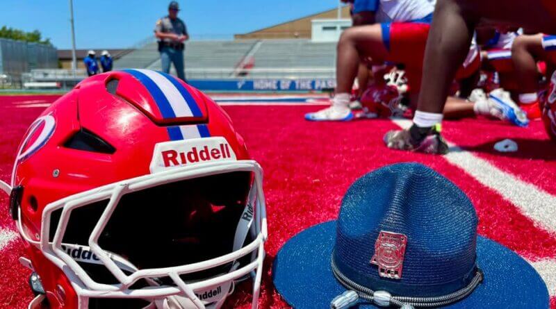 Mississippi Department of Public Safety meets with Pascagoula High football team on leadership Photos from Mississippi Department of Public Safety (Official)'s post
