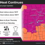 National Weather Service in Memphis issues heat and storm action plan Photos from US National Weather Service Memphis Tennessee's post