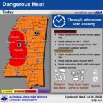 MEMA warns of dangerous heat and possible severe storms Photos from Mississippi Emergency Management Agency's post