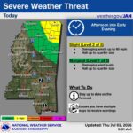 NWS warns of severe storms; Mississippi agency urges heat precautions Photos from Mississippi Emergency Management Agency's post
