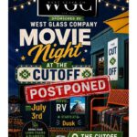 Weather Forces Postponement of Movie Night at The Cut-off 🌧️ Well