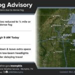 Dense fog advisory in effect for parts of west Tennessee, north Mississippi 🌫️ DENSE FOG ADVISORY: A Dense Fog Advisory is in effect for parts of west Tennessee and north Missi