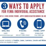 FEMA offers Individual Assistance to five Miss. counties after May storms Residents in Franklin, Lamar, Lawrence, Lincoln, and Wilkinson counties: FEMA Individual Assistance