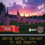Mississippi DOT urges safe driving after Fourth of July events It's July 4 and Day 4️⃣ of celebrating America250 with MDOT's Star-Spangled Sign winners!