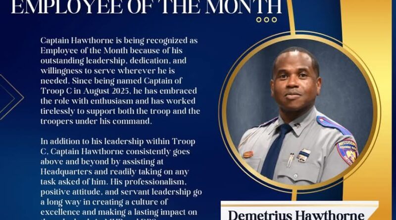 Mississippi Department of Public Safety names July employees of the month Photos from Mississippi Department of Public Safety (Official)'s post