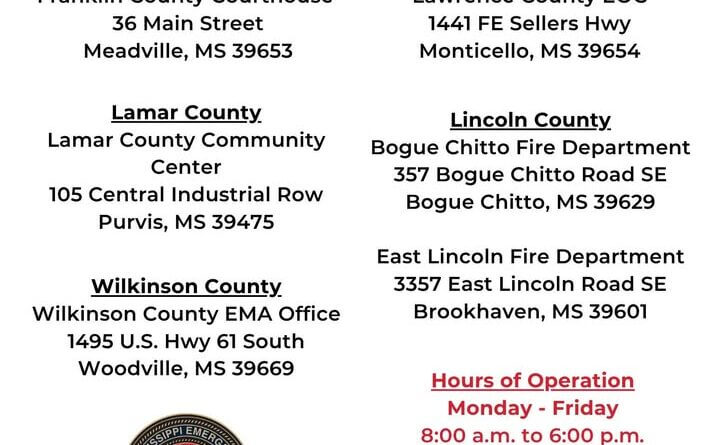 MEMA to open six disaster service centers for May storm survivors The Mississippi Emergency Management Agency (MEMA), in coordination with federal and local partners,