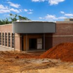 North wall of Center for Grace and Healing fully bricked, BMCU says Construction Update!